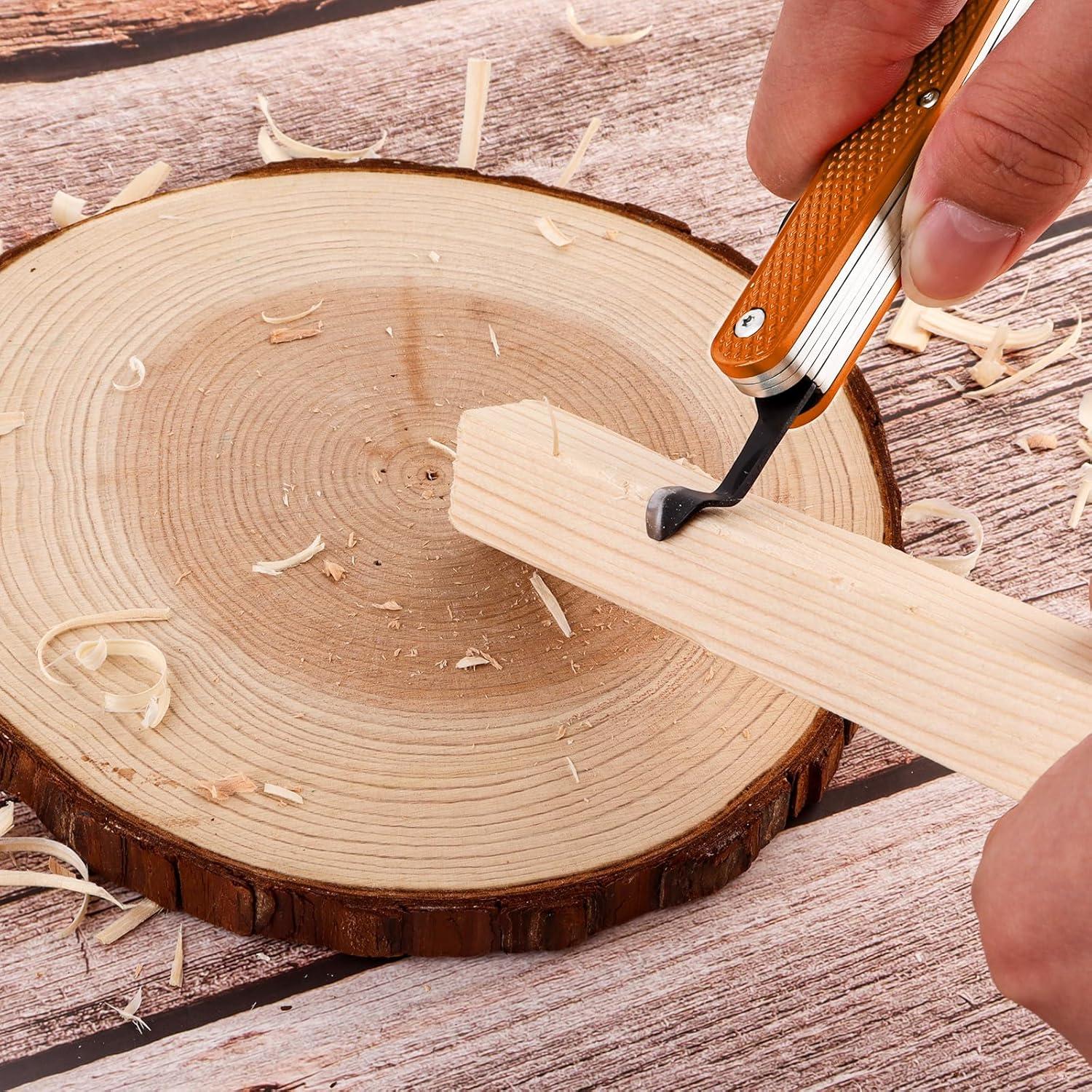 Cuchillo de Tallado Plegable Omninmo 11cm 6 Herramientas Diestro