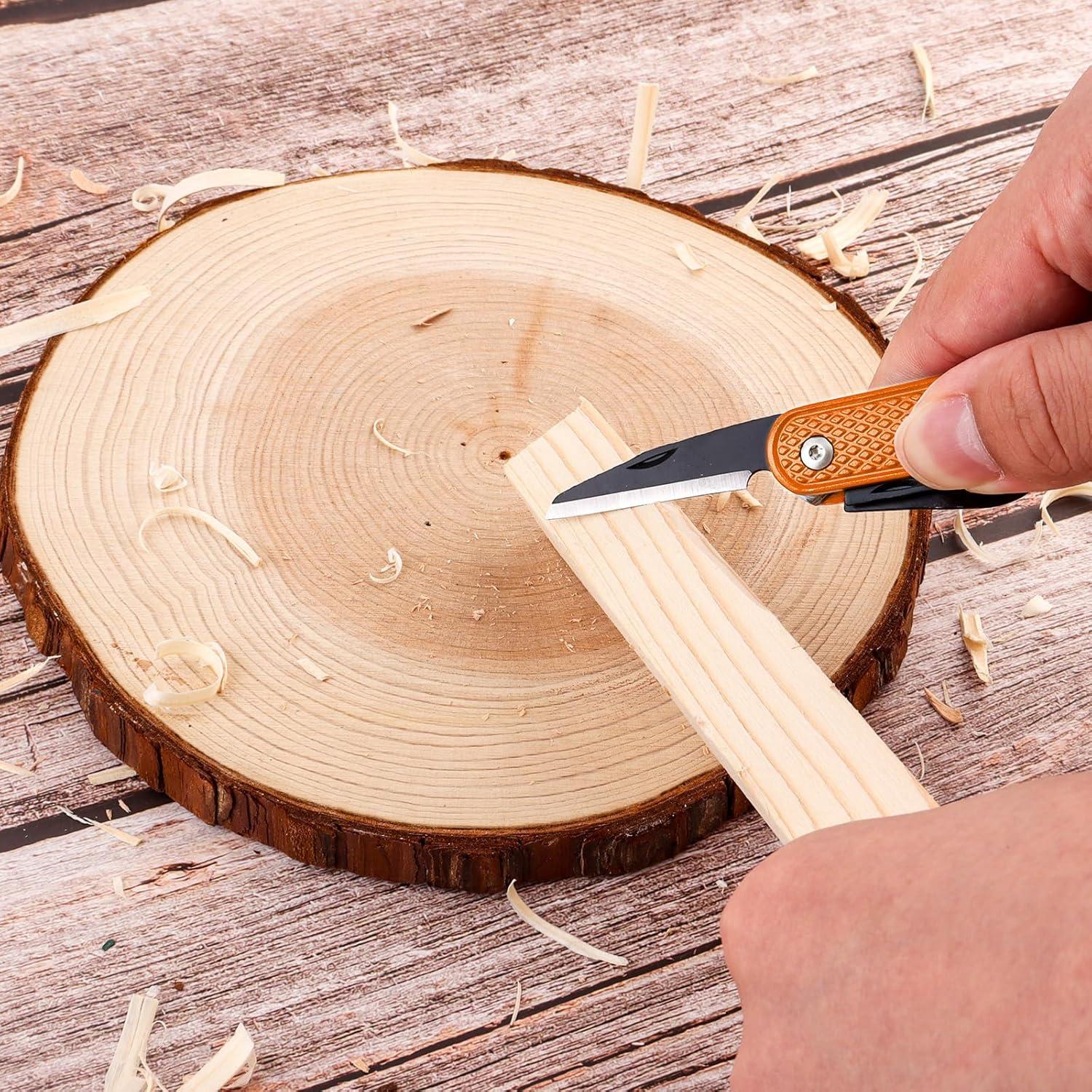 Cuchillo de Tallado Plegable Omninmo 11cm 6 Herramientas Diestro