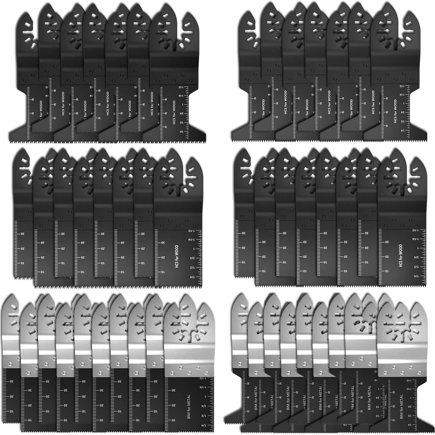 Juego de 50 Cuchillas de Sierra Oscilante Abizarch 1.11kg
