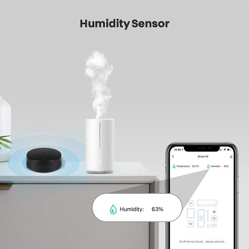 Controlador Inteligente WiFi Tuya con Sensor de Temperatura y Humedad