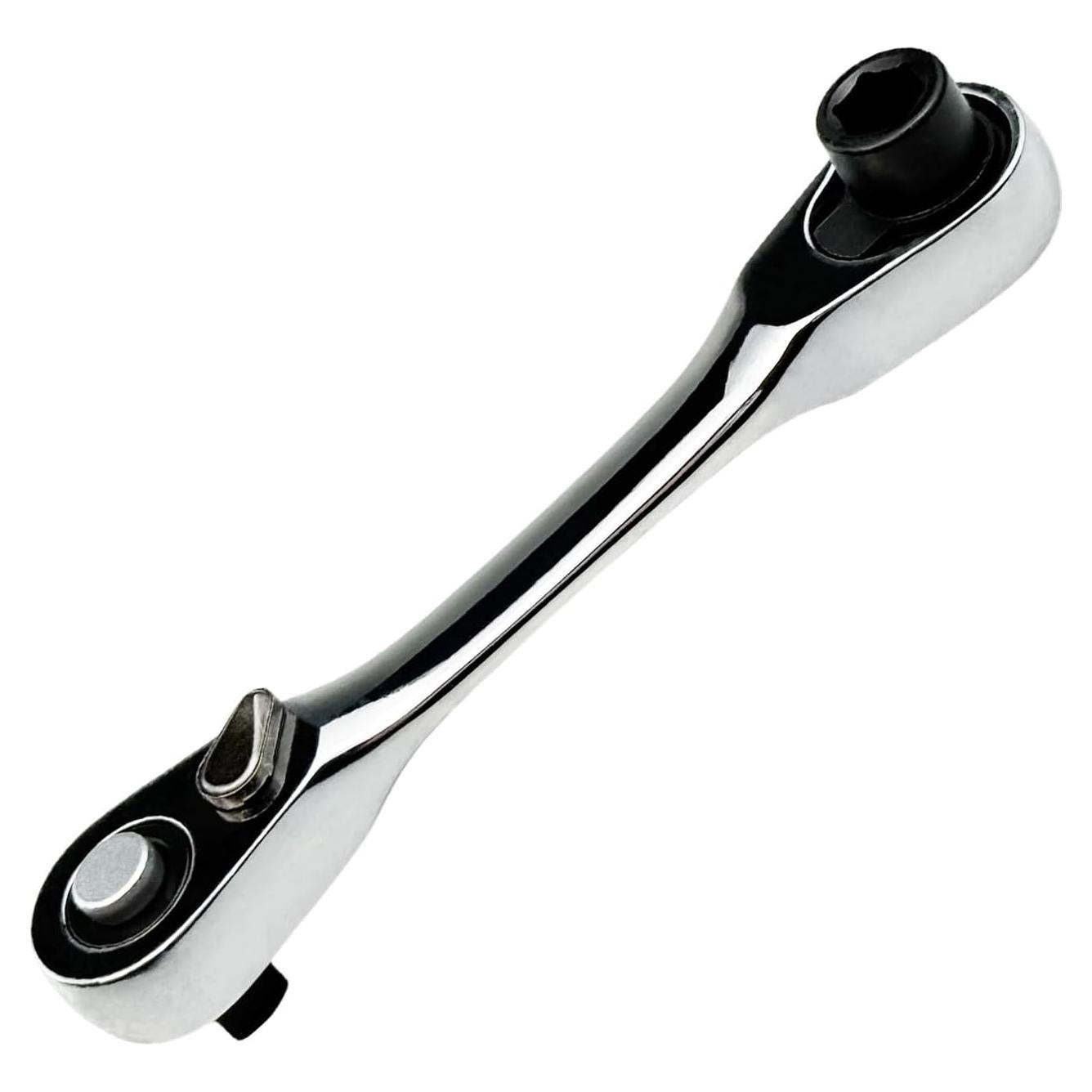 Llave de vaso mini Flylin 1/4" 72 dientes reversible 107mm