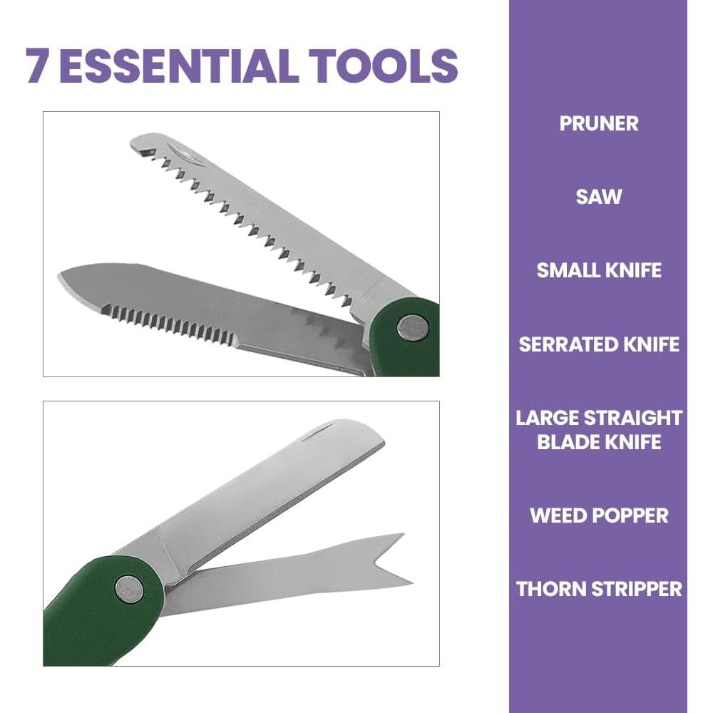 Herramienta Multiuso 7-en-1 Zenport MFT45 para Jardín