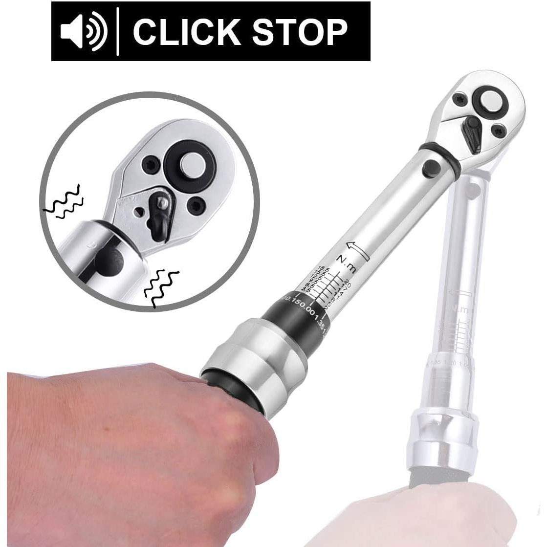 Juego de Llave de Torque COTOUXKER 2-20 Nm 1/4" para Bicicleta