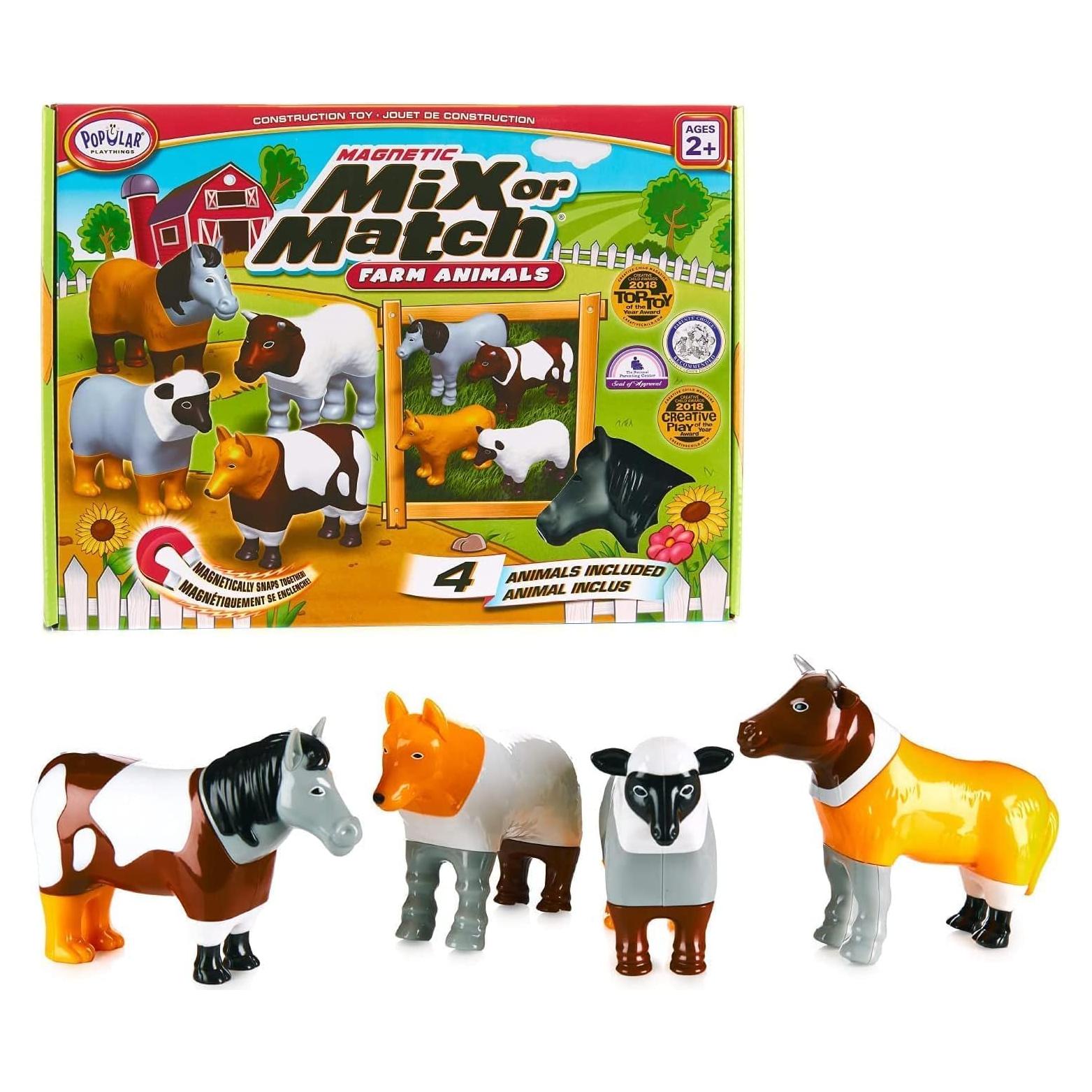 Juego de Juguetes Magnéticos Popular Playthings 16 Piezas