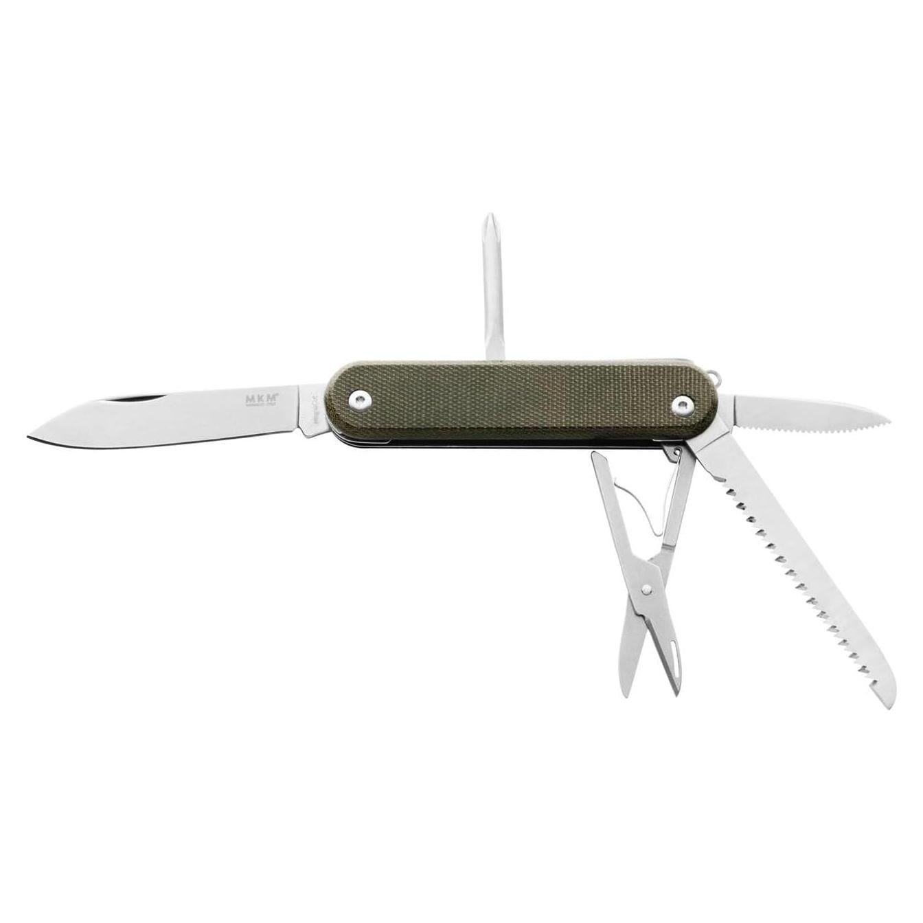Cuchillo de Bolsillo MKM Malga 5 MagnaCut Micarta Verde