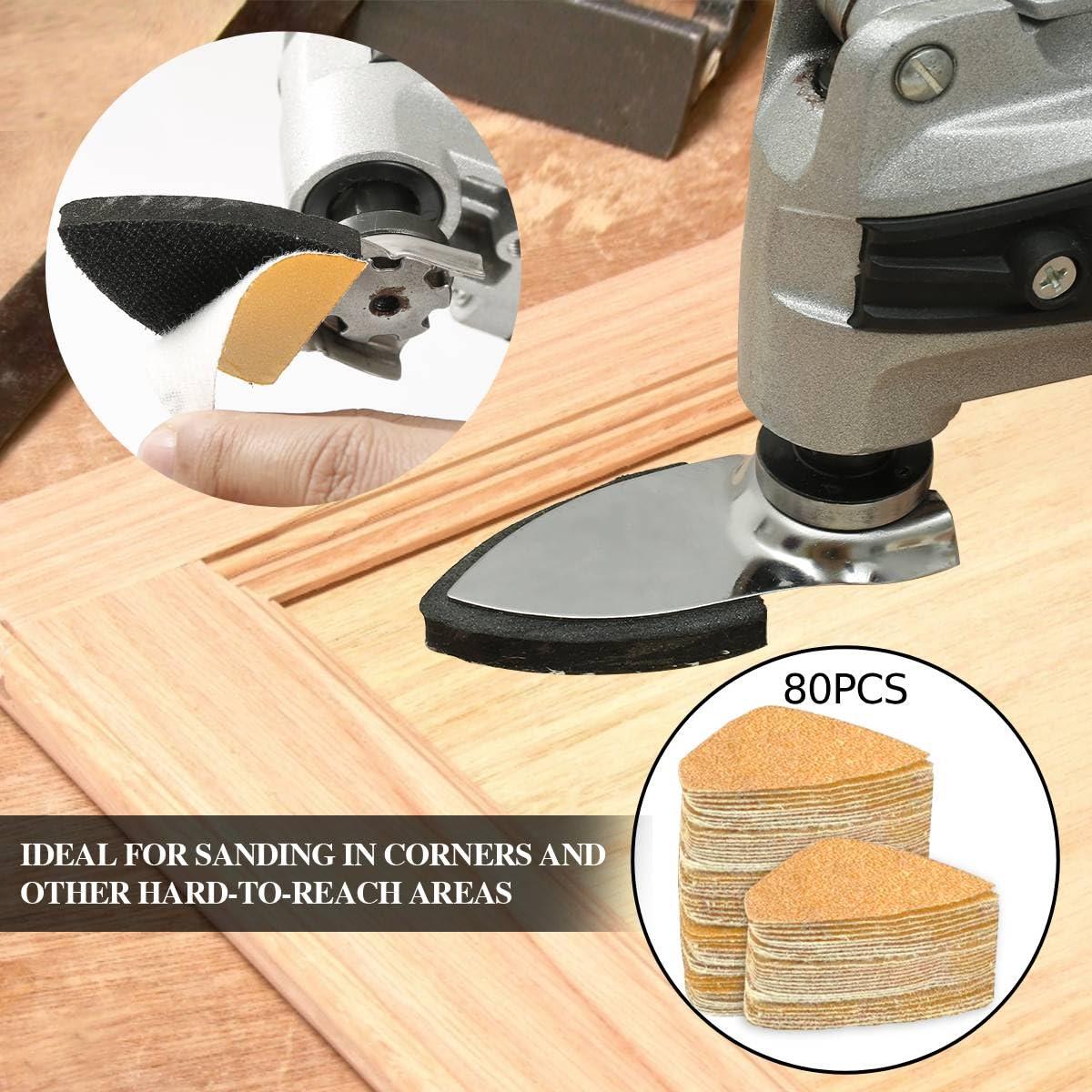 Kit de Almohadillas de Lijado Gulrear 206PCS para Herramientas Oscilantes