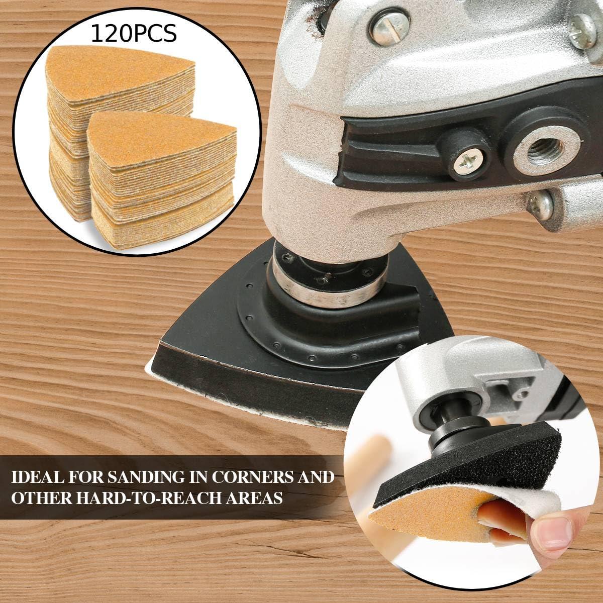 Kit de Almohadillas de Lijado Gulrear 206PCS para Herramientas Oscilantes