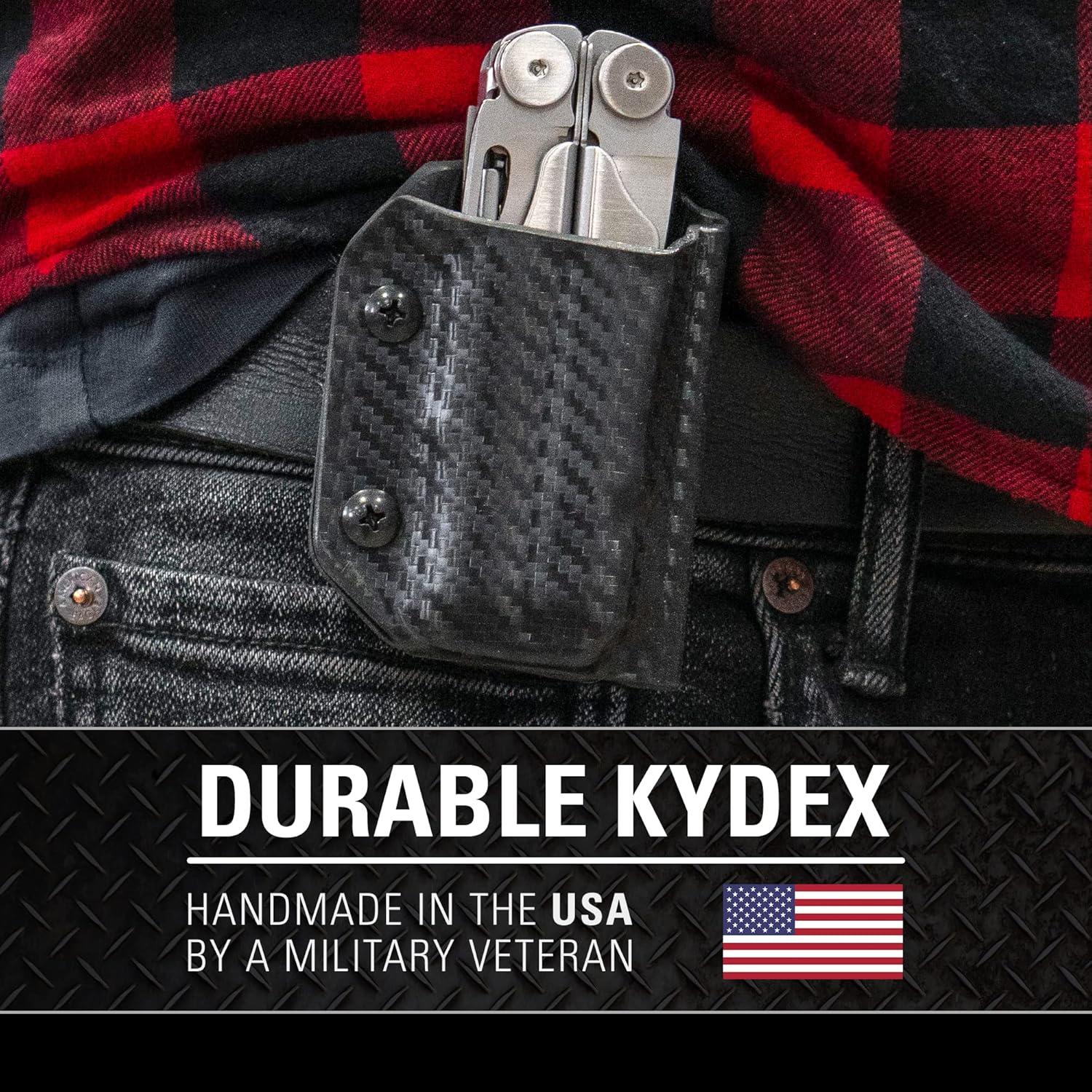 Funda Kydex Clip & Carry para Leatherman Wave - Hecha en EE. UU.