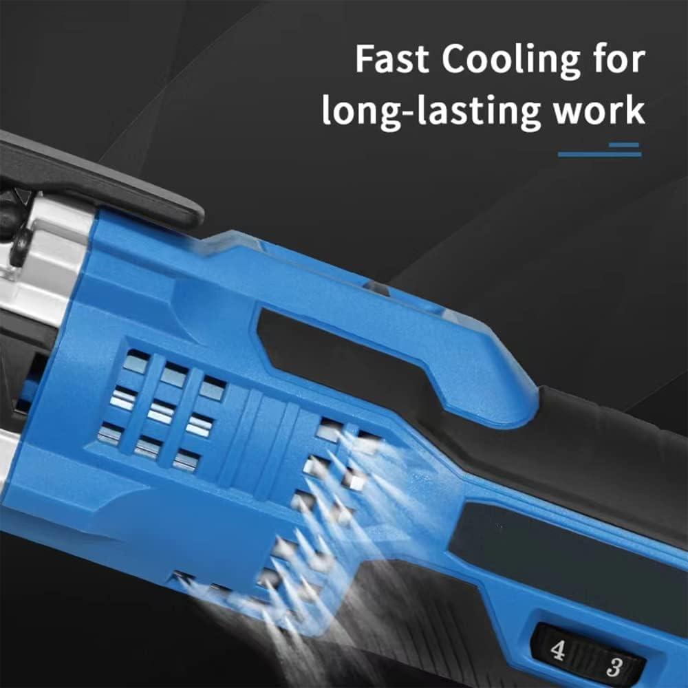 Herramienta Oscilante Inalámbrica Hancaner 20V 2.0Ah 6 Velocidades