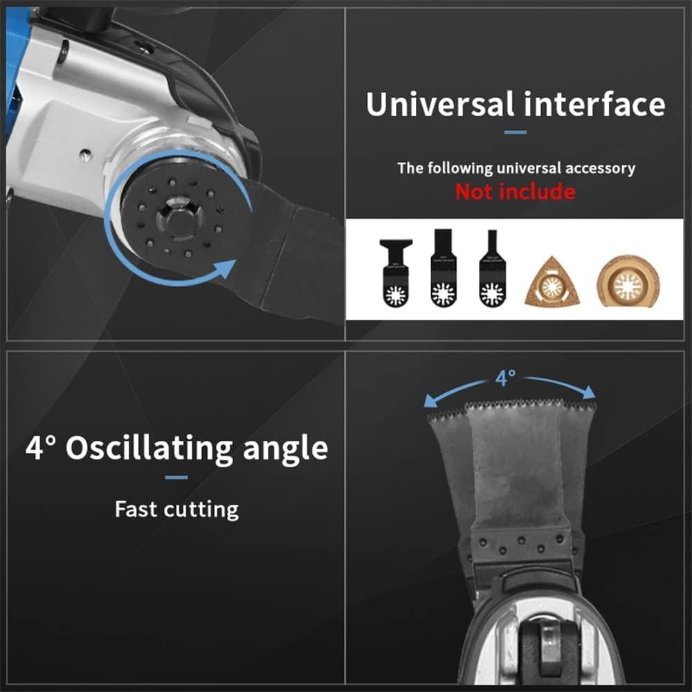 Herramienta Oscilante Inalámbrica Hancaner 20V 2.0Ah 6 Velocidades