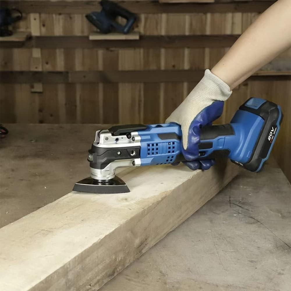 Herramienta Oscilante Inalámbrica Hancaner 20V 2.0Ah 6 Velocidades