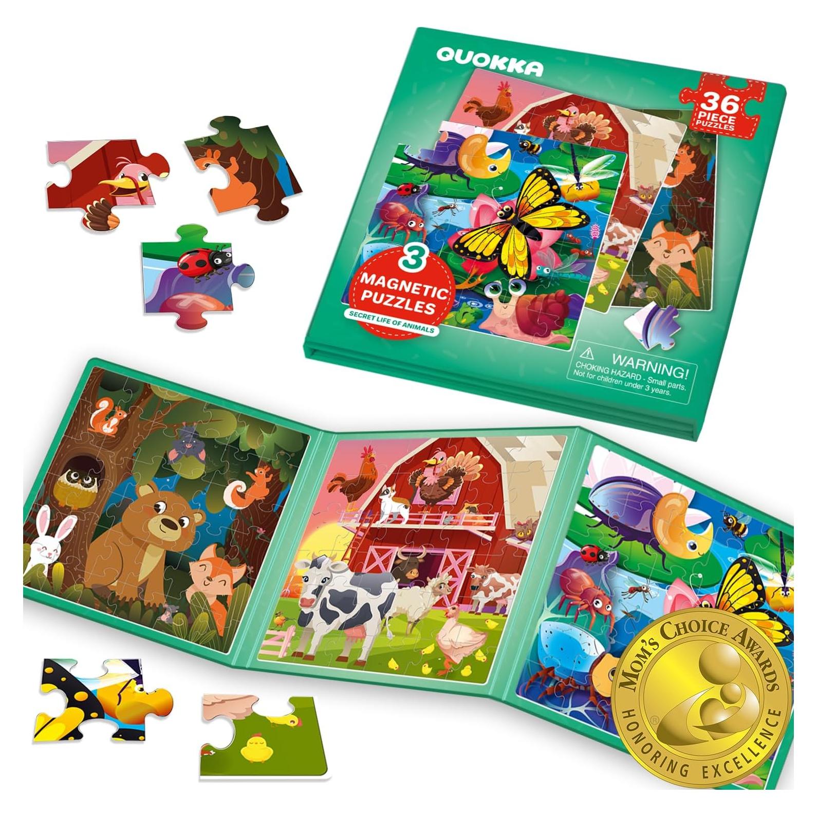 Puzzle Magnético Quokka 36 Piezas Granja para Niños