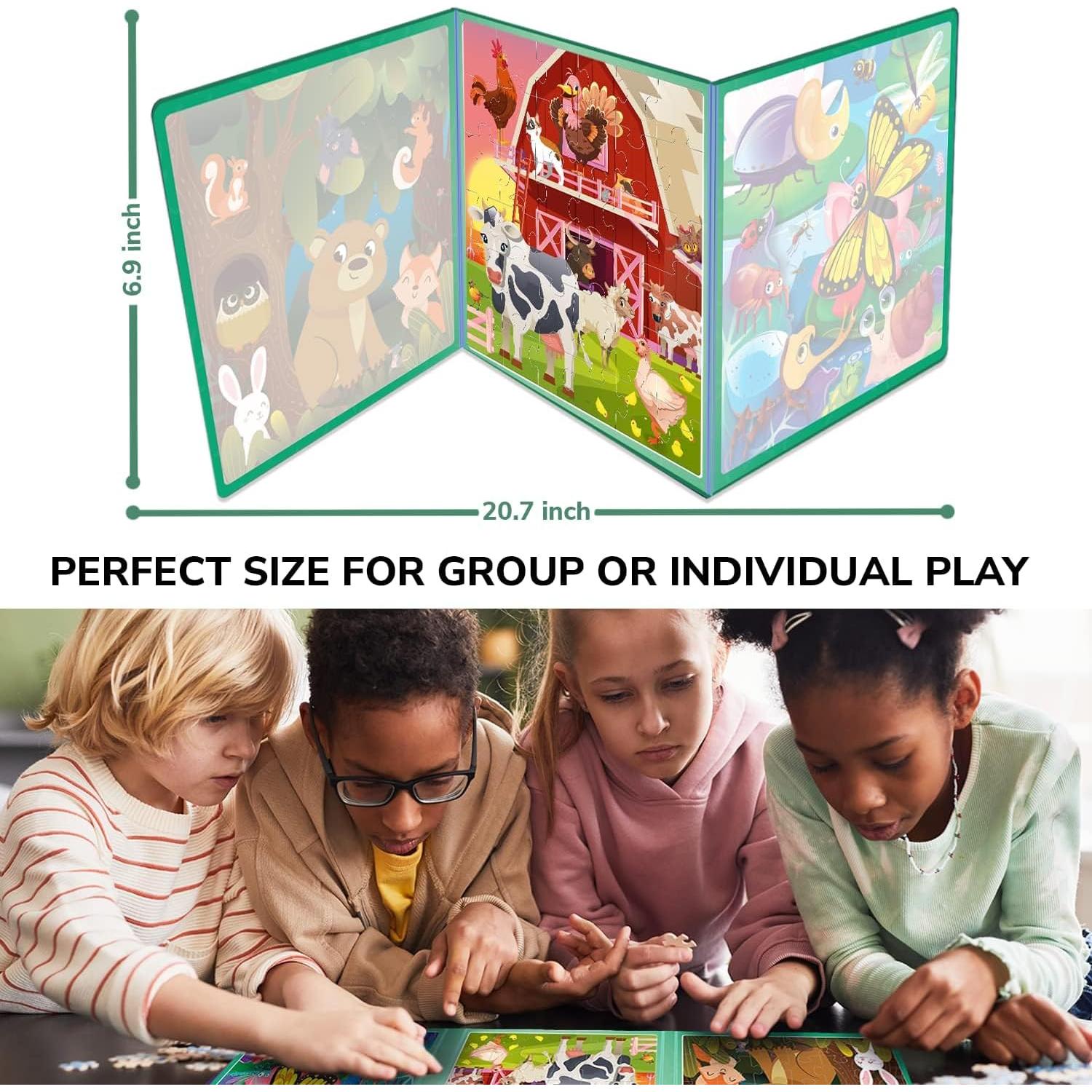 Puzzle Magnético Quokka 36 Piezas Granja para Niños