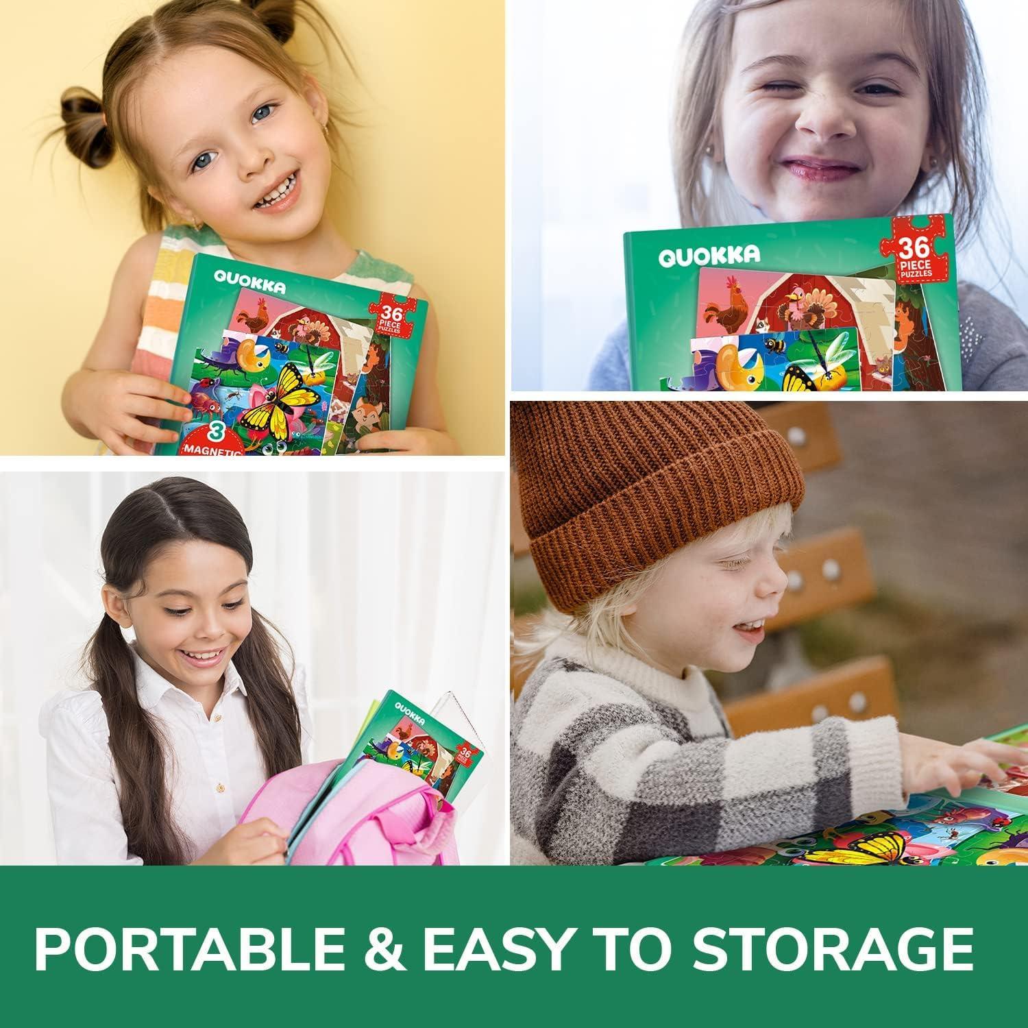 Puzzle Magnético Quokka 36 Piezas Granja para Niños