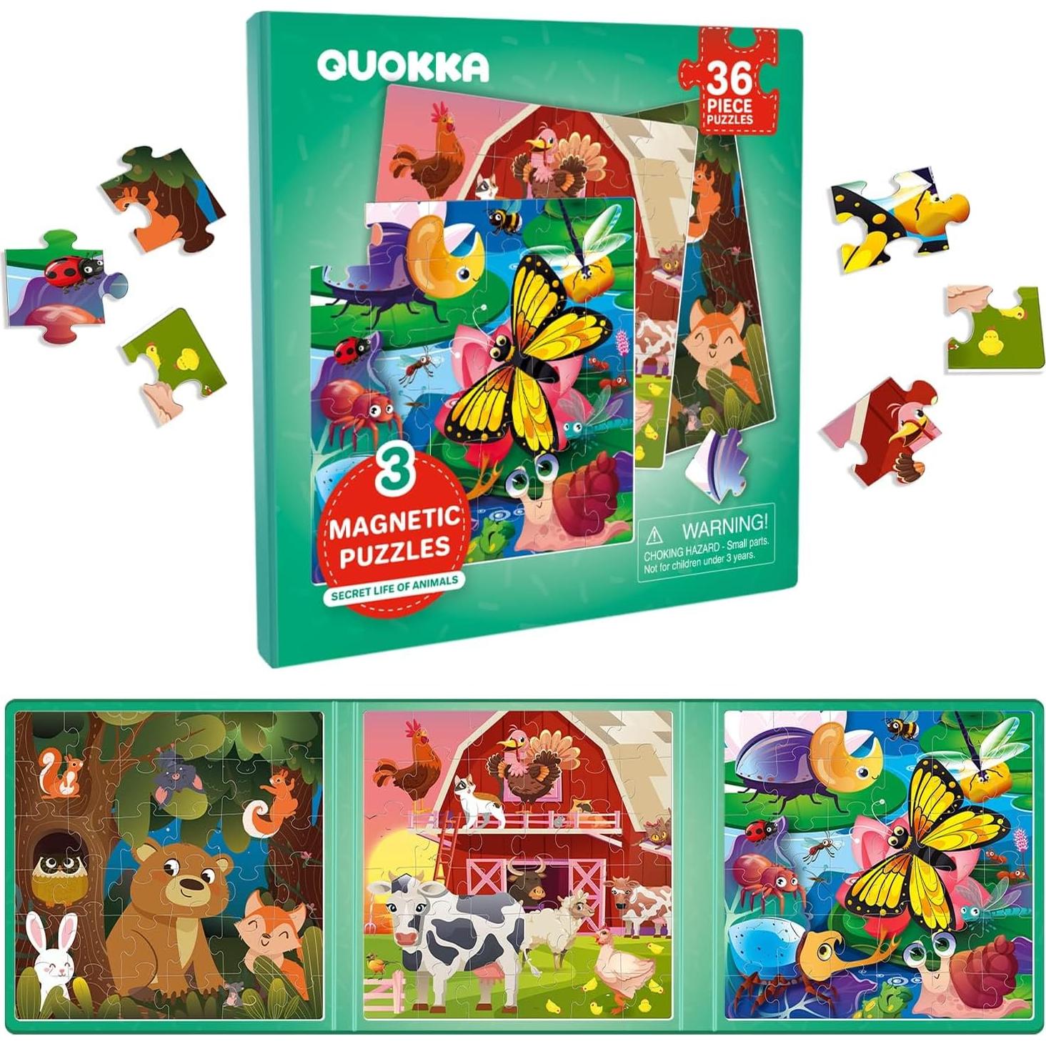 Puzzle Magnético Quokka 36 Piezas Granja para Niños