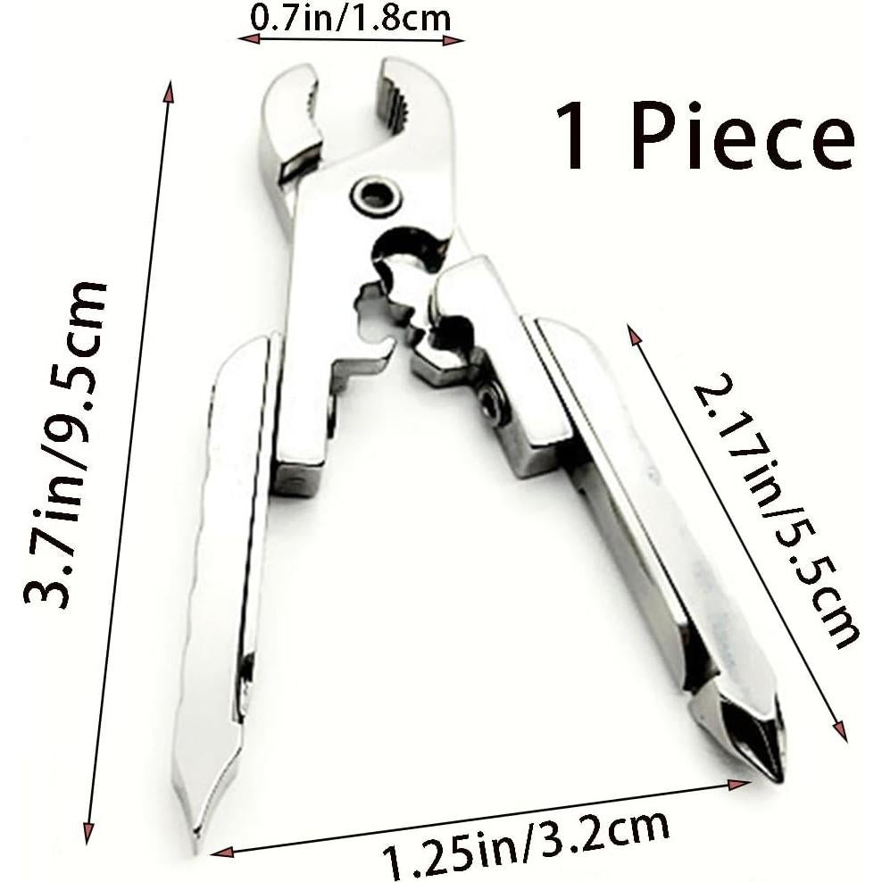 Alicate Multifuncional Plegable OULIGET 10 en 1 Acero Inoxidable