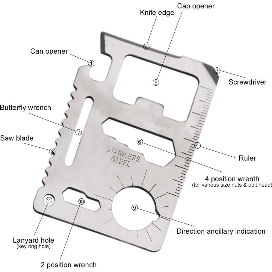 Multiherramienta 11 en 1 ShenGhen de Acero Inoxidable