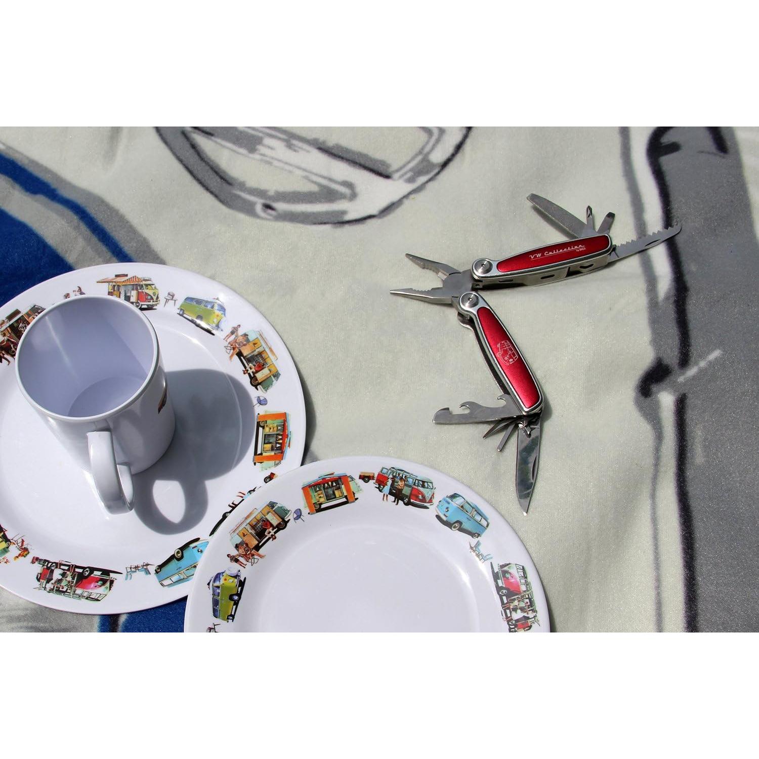 Multitool Plegable Volkswagen T1 Bus 8 en 1 Acero Inoxidable