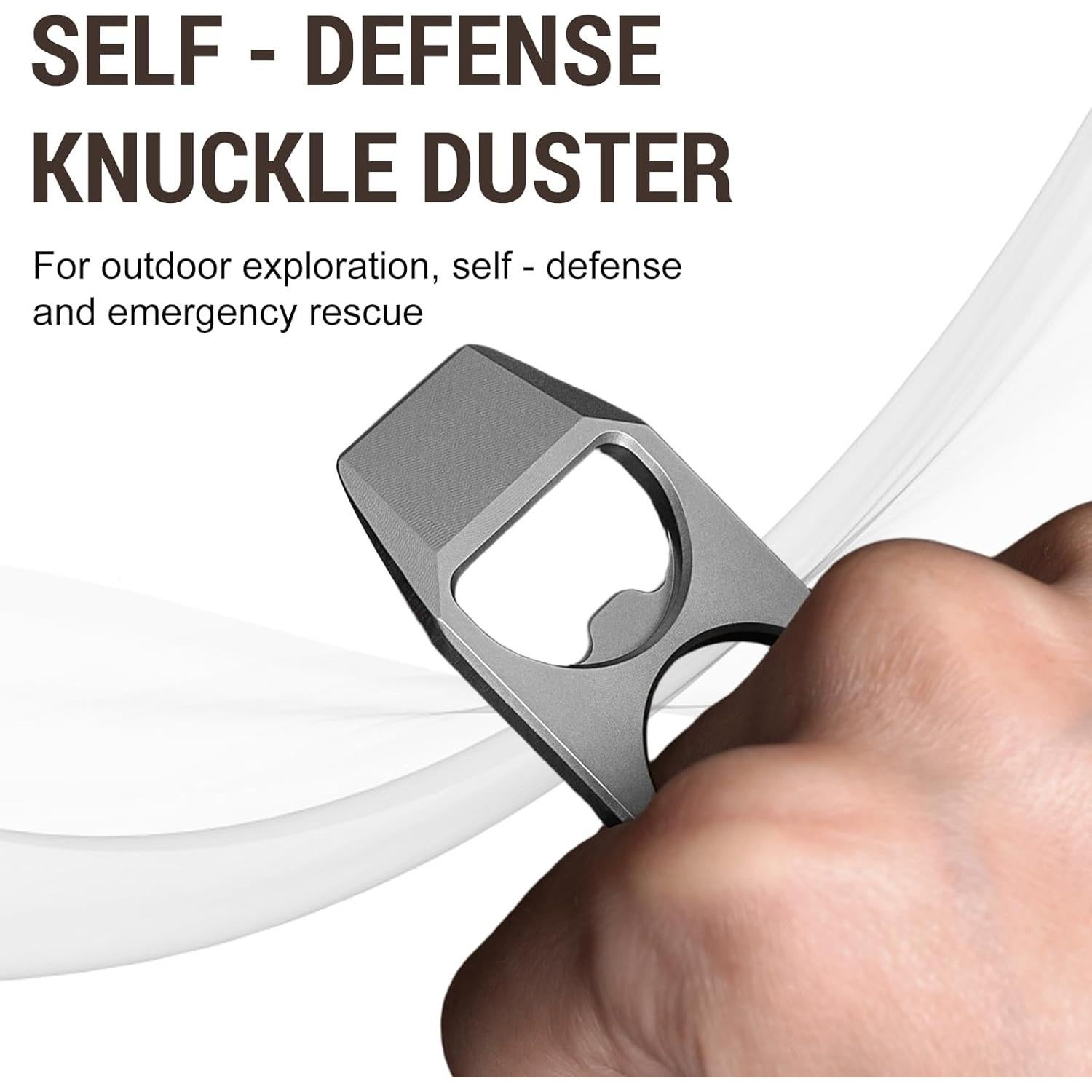 Abrebotellas de llavero IASINN de titanio EDC 62mm 68g