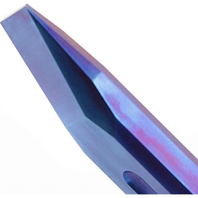 Barra de Palanca Multifuncional Just-Ti de Titanio 125mm Azul