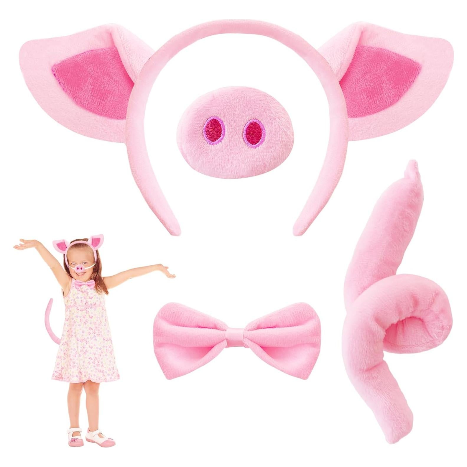 Disfraz de Cerdo para Niños con Accesorios Completos