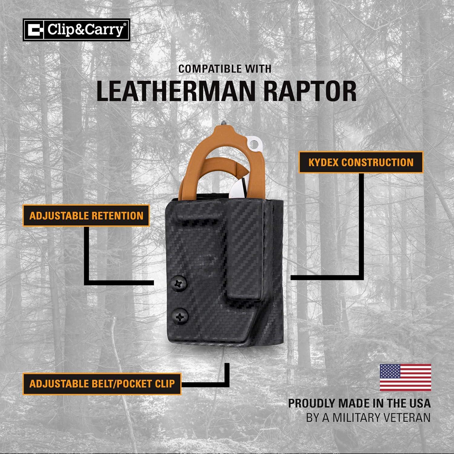 Funda Kydex Clip & Carry para Tijeras Leatherman Raptor