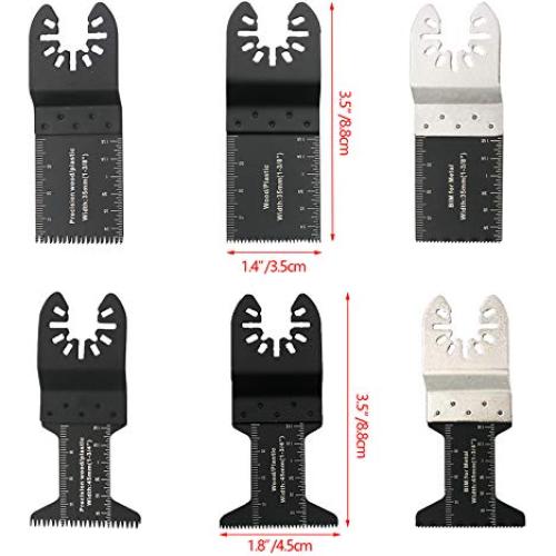 Hojas de Sierra Oscilante TECHTONGDA 20 Piezas para Madera y PVC