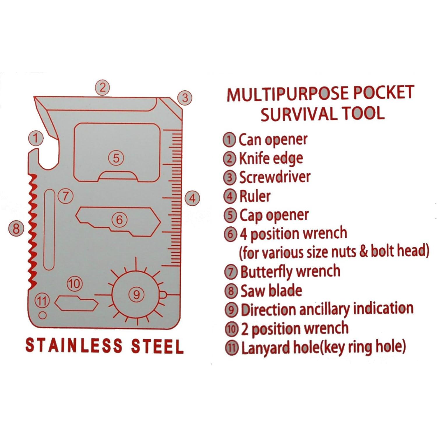 Multiherramienta Abrebotellas Lodo Smate 11 en 1 Acero Inoxidable