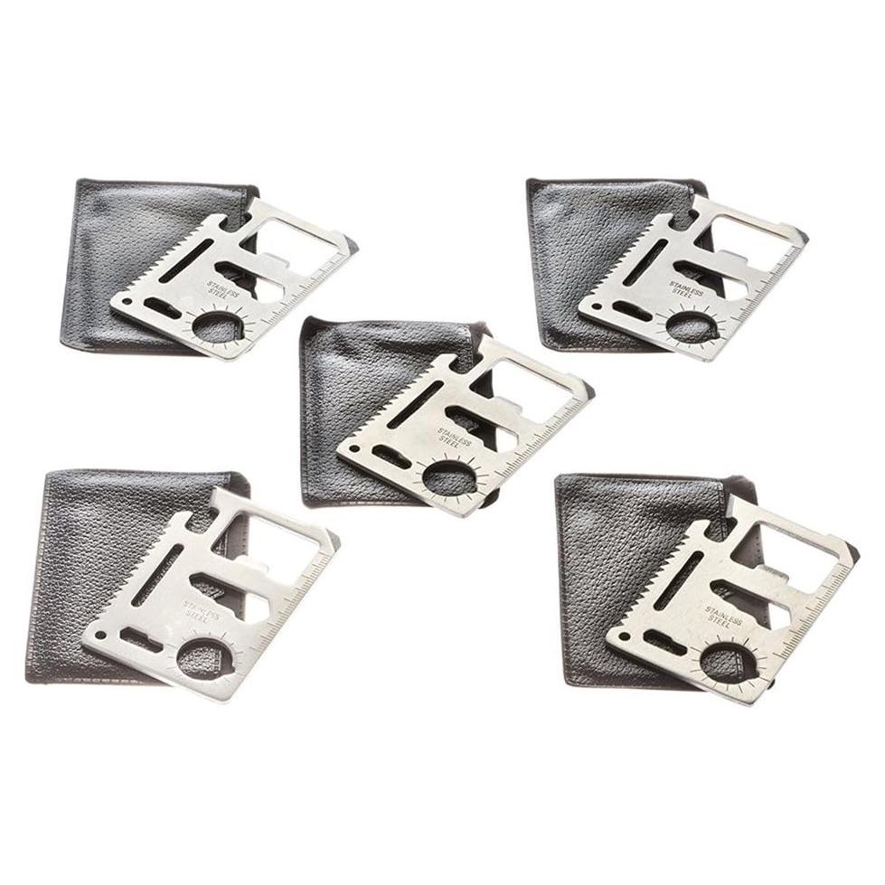 Herramienta Multiuso 11 en 1 Acero Inoxidable Pez Volador - 5 Pcs