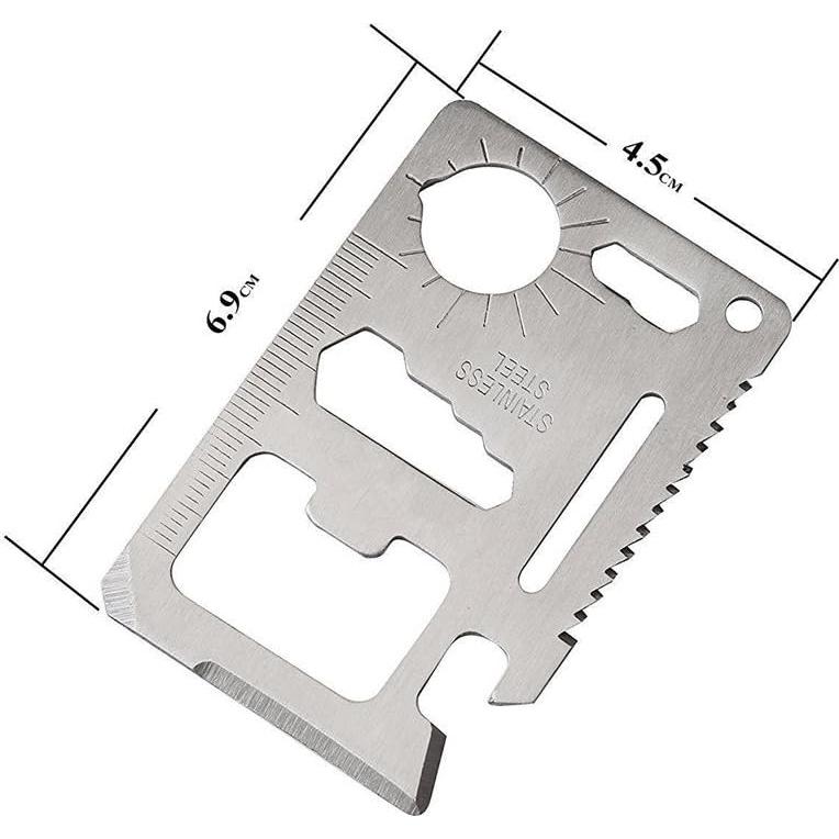 Herramienta Multiuso 11 en 1 Acero Inoxidable Pez Volador - 5 Pcs