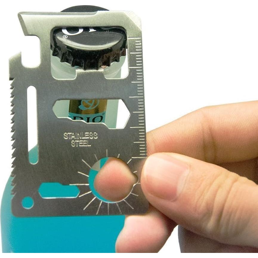 Herramienta Multiuso 11 en 1 Acero Inoxidable Pez Volador - 5 Pcs