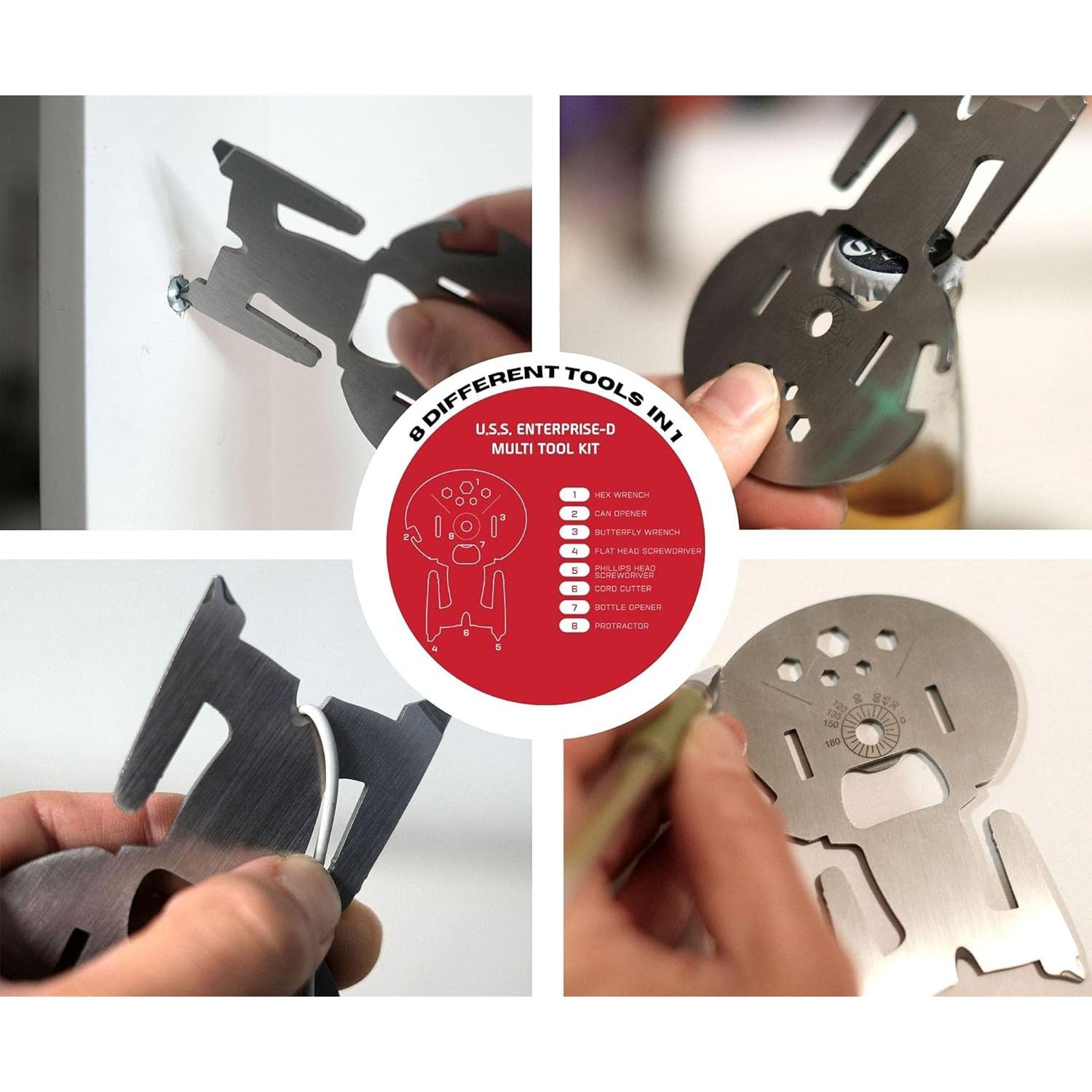 Multiherramienta 8-en-1 Ukonic U.S.S. Enterprise-D Camping