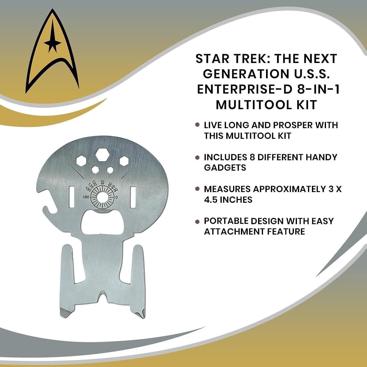 Multiherramienta 8-en-1 Ukonic U.S.S. Enterprise-D Camping