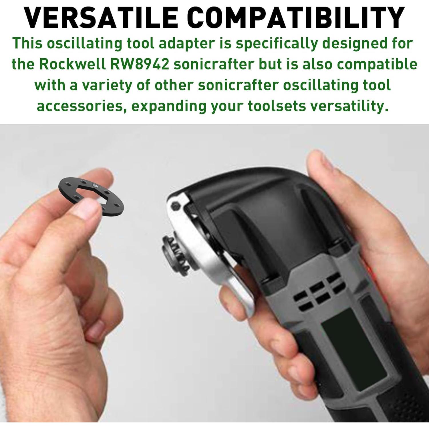 Adaptador de Accesorios Rockwell Sonicrafter RW8942 - 2 Piezas
