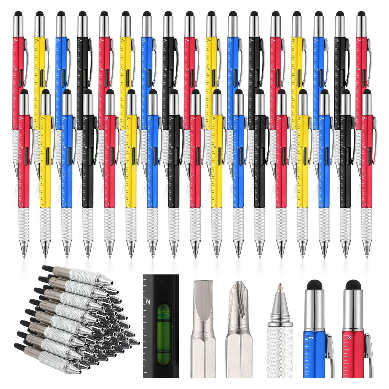 Bolígrafos Multifuncionales 6 en 1 Yeaqee - 40 Pcs