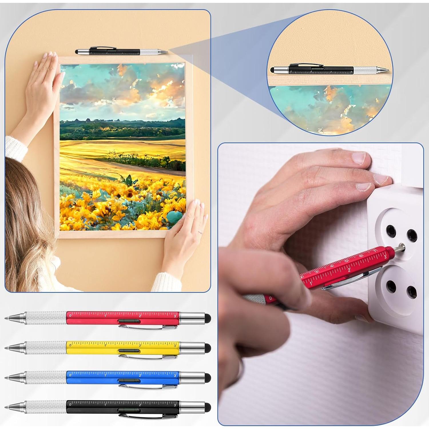 Bolígrafos Multifuncionales 6 en 1 Yeaqee - 40 Pcs