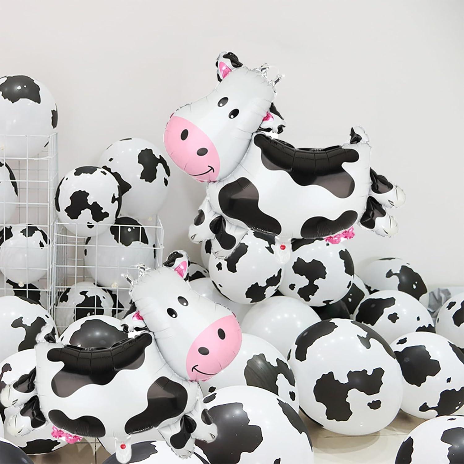 100 Globos de Vaca Hazyore 30 cm Decoración Fiesta Infantil