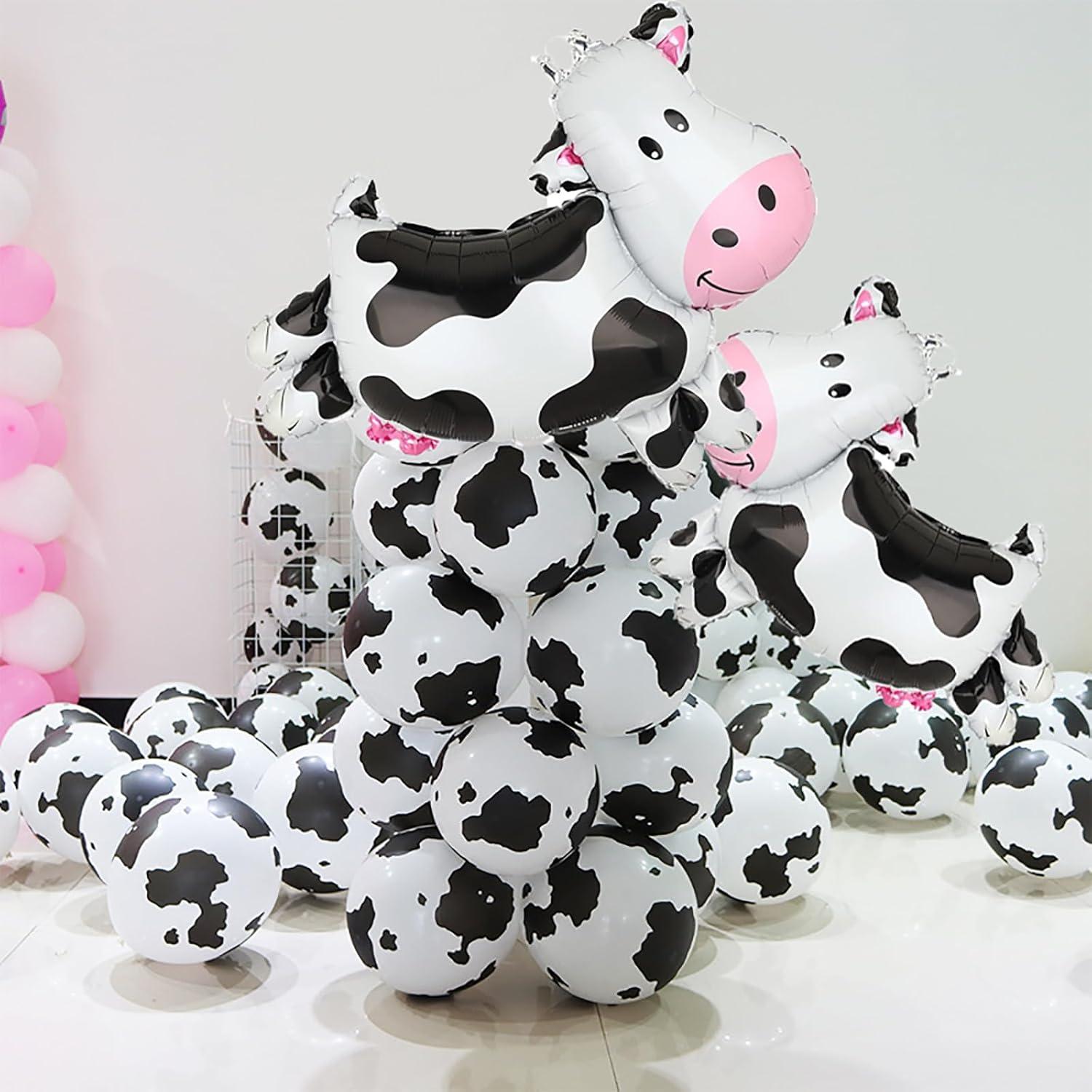 100 Globos de Vaca Hazyore 30 cm Decoración Fiesta Infantil