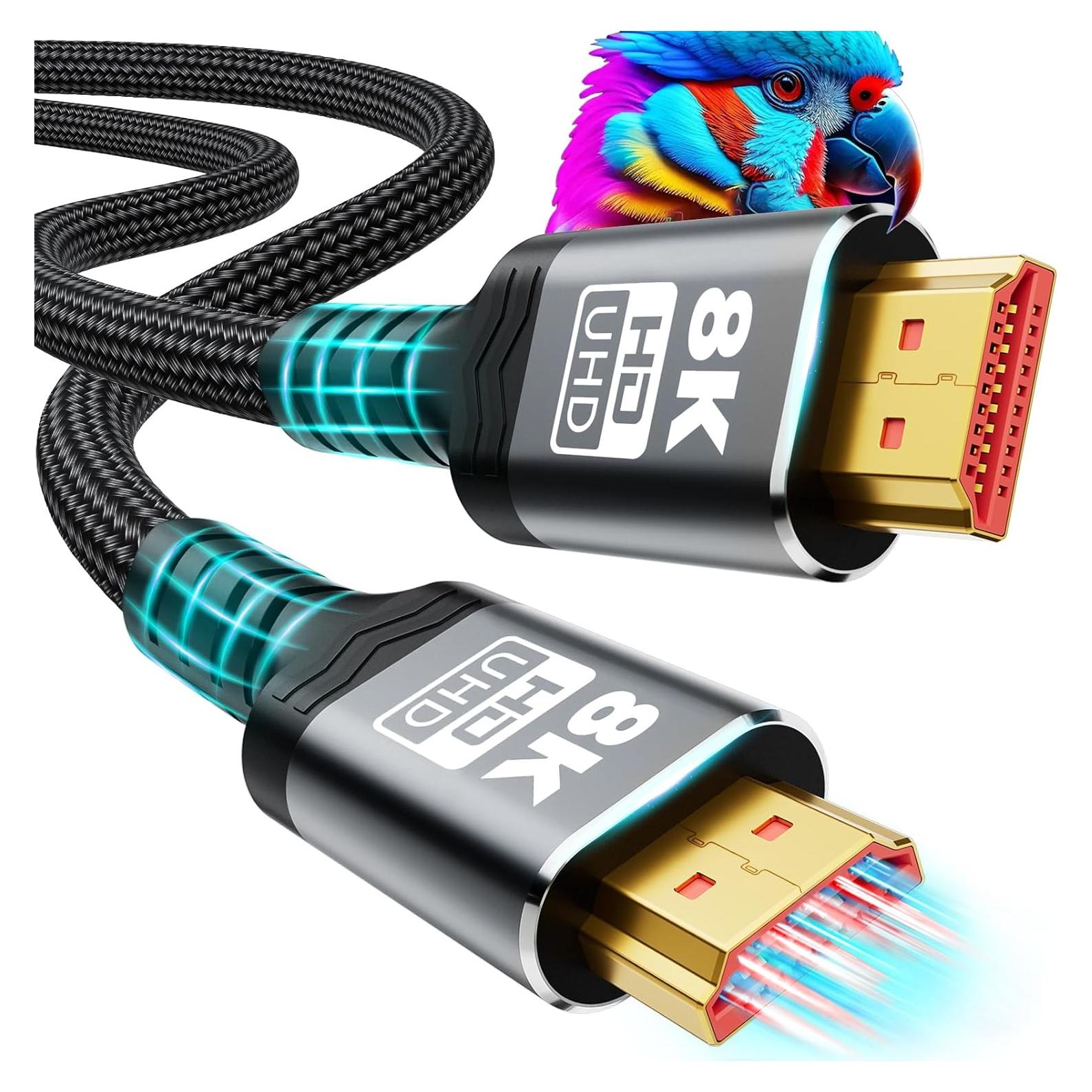 Cable HDMI 2.1 Green Jiss 1M Ultra Alta Velocidad 8K 60Hz