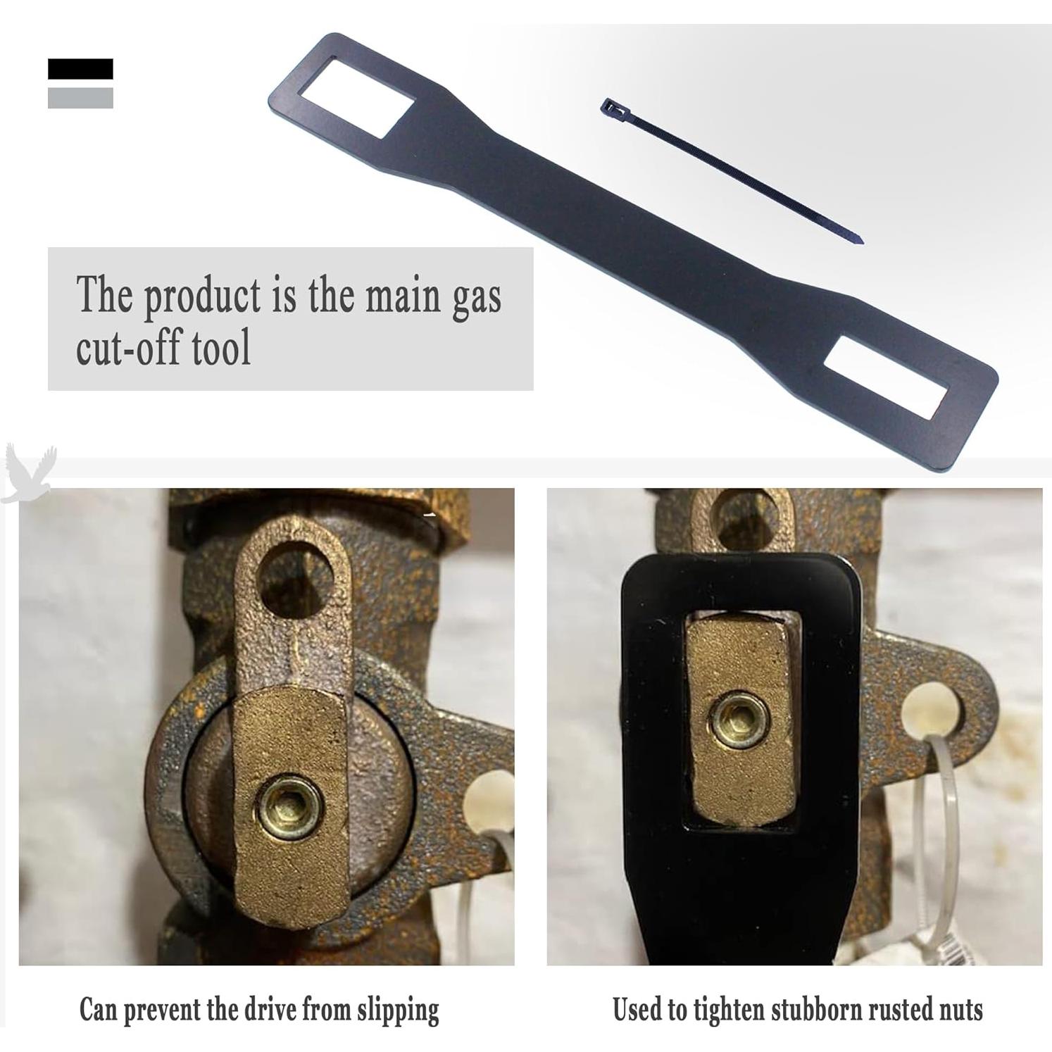 Llave de Corte de Gas Cawla 1.27 cm y 1.91 cm Emergencia