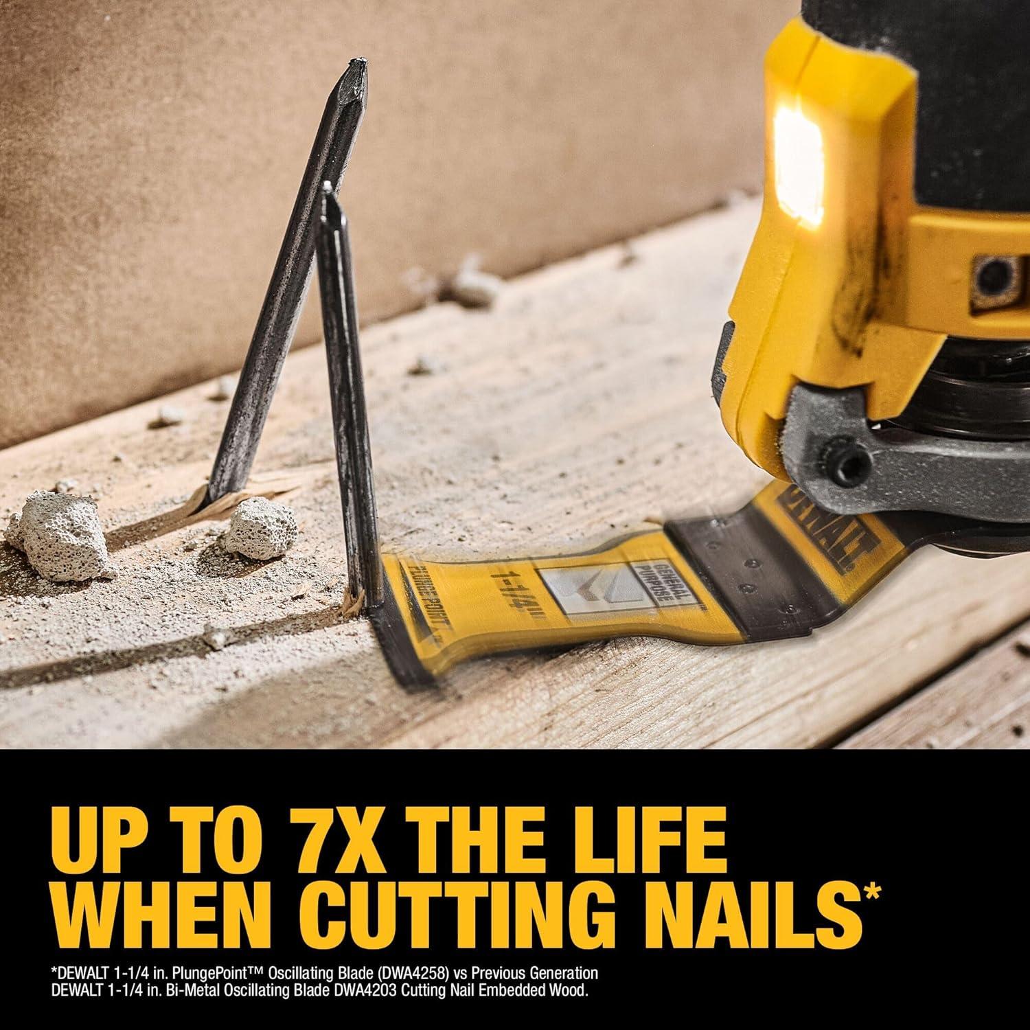 Hoja Oscilante PlungePoint DEWALT 1.25" Propósito General Paquete 10