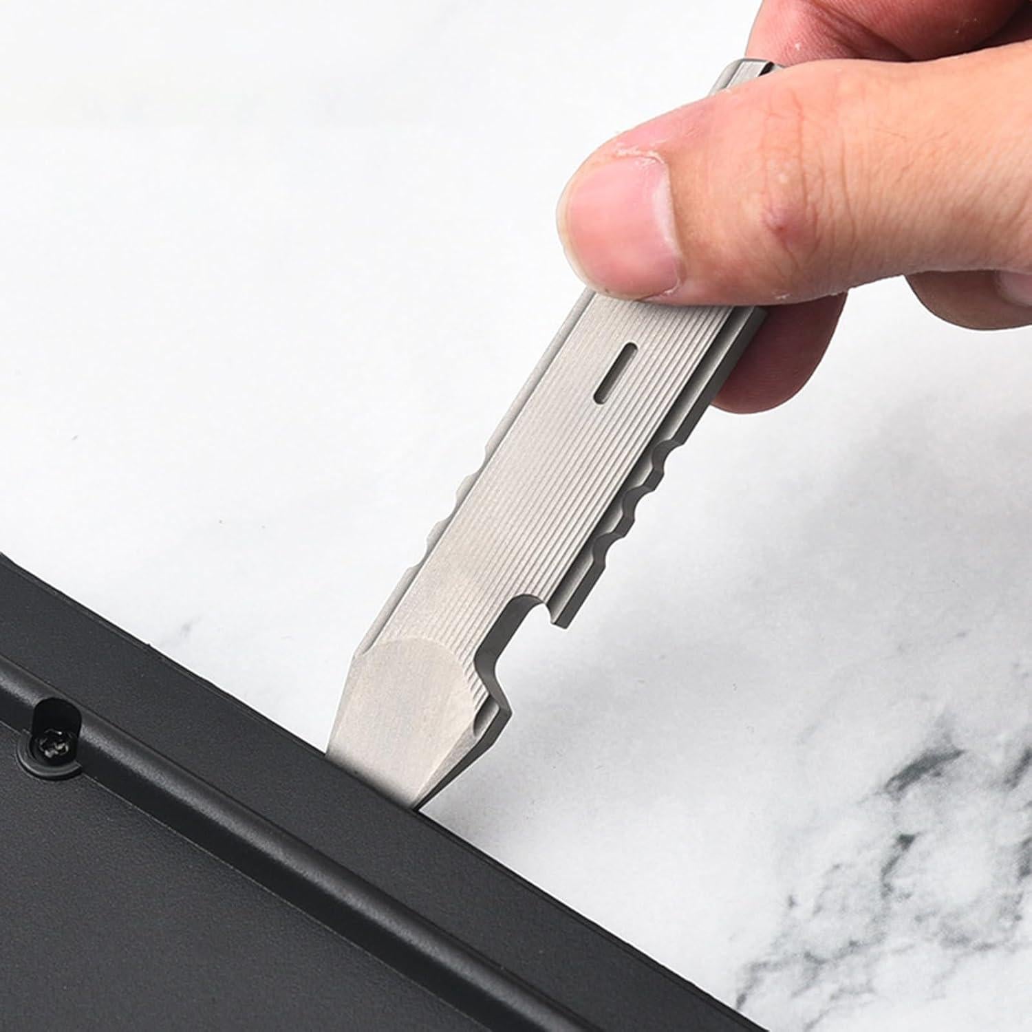 Barra de Palanca EDC Hamans de Titanio 95mm Antideslizante