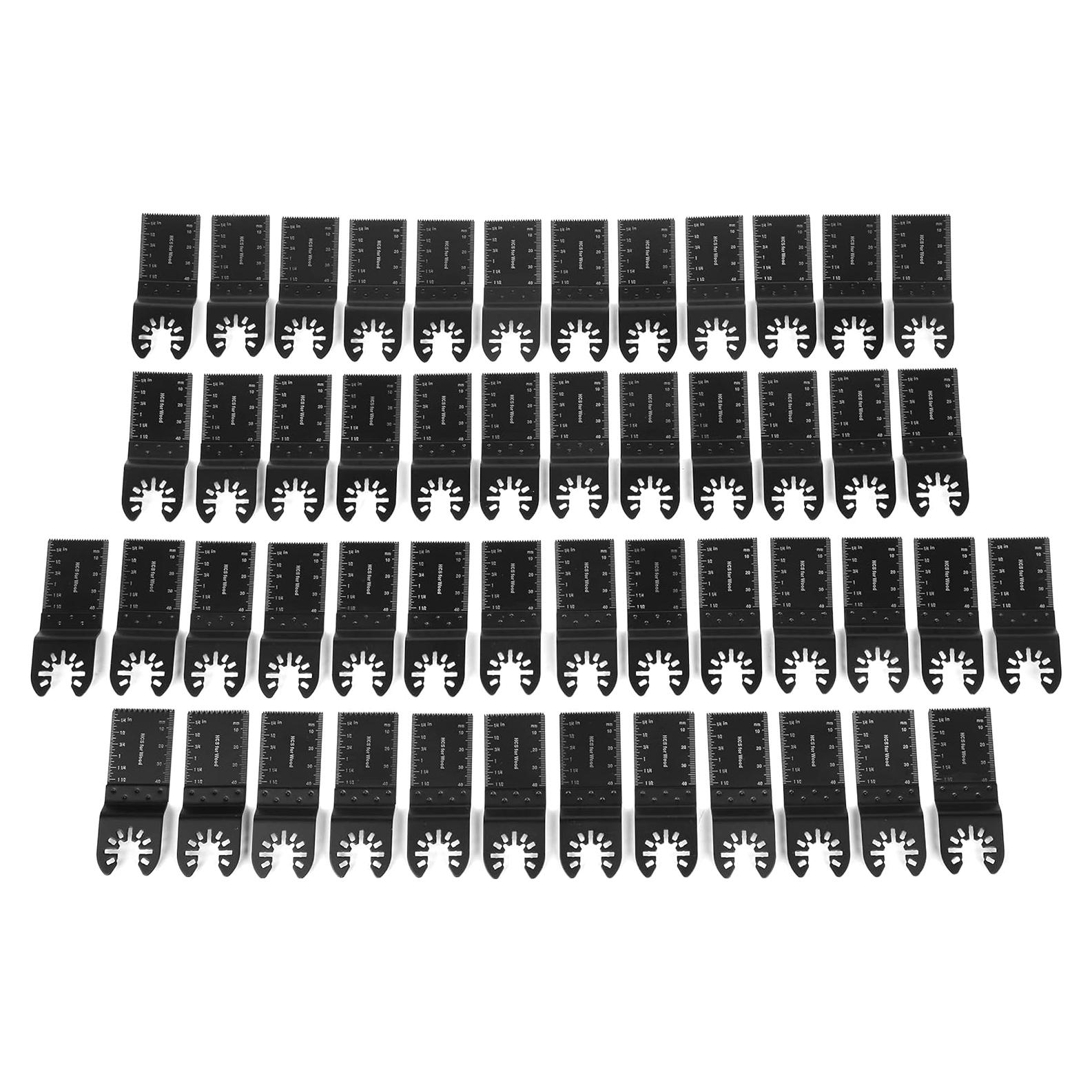 Juego de 50 Piezas de Hoja Oscilante WEN MTB050 34mm Acero