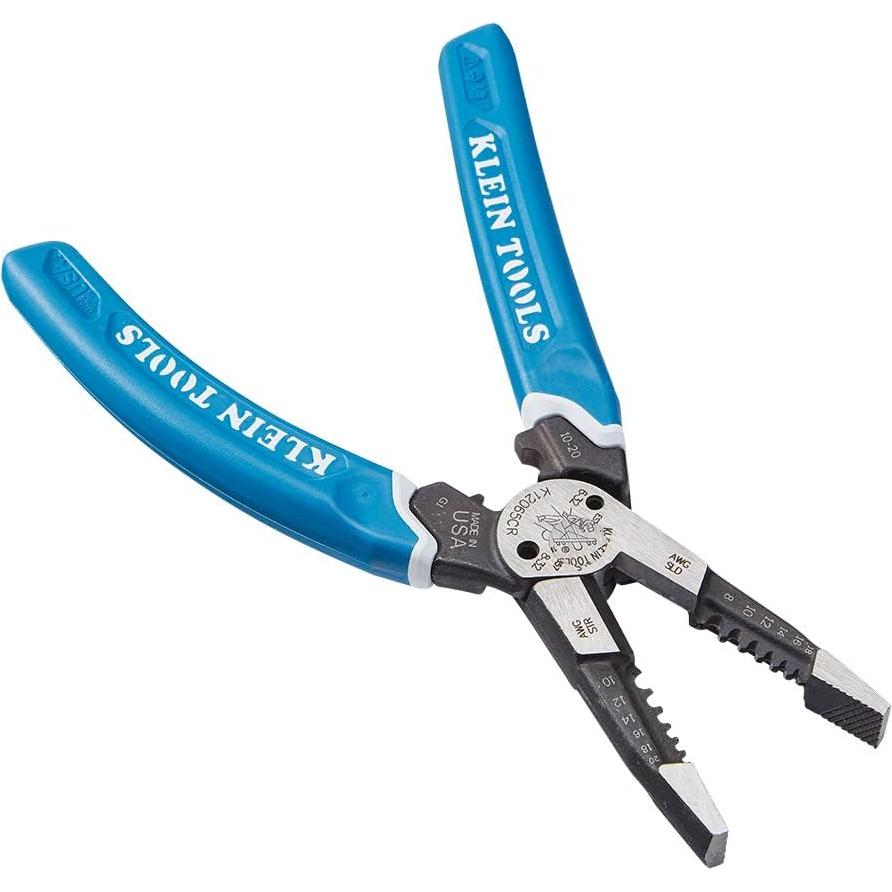 Klein Tools K12065CR Desforradora/Cortadora/Crimpadora 8-18 AWG