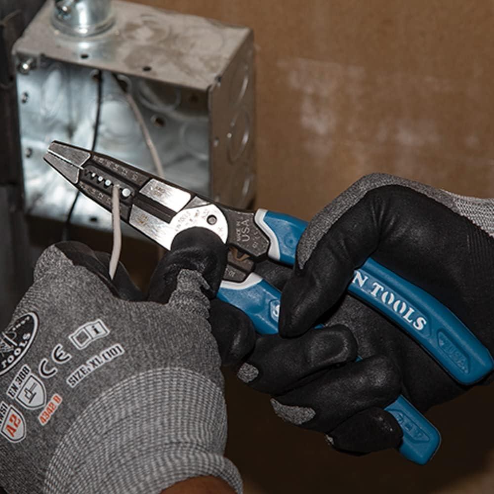 Klein Tools K12065CR Desforradora/Cortadora/Crimpadora 8-18 AWG