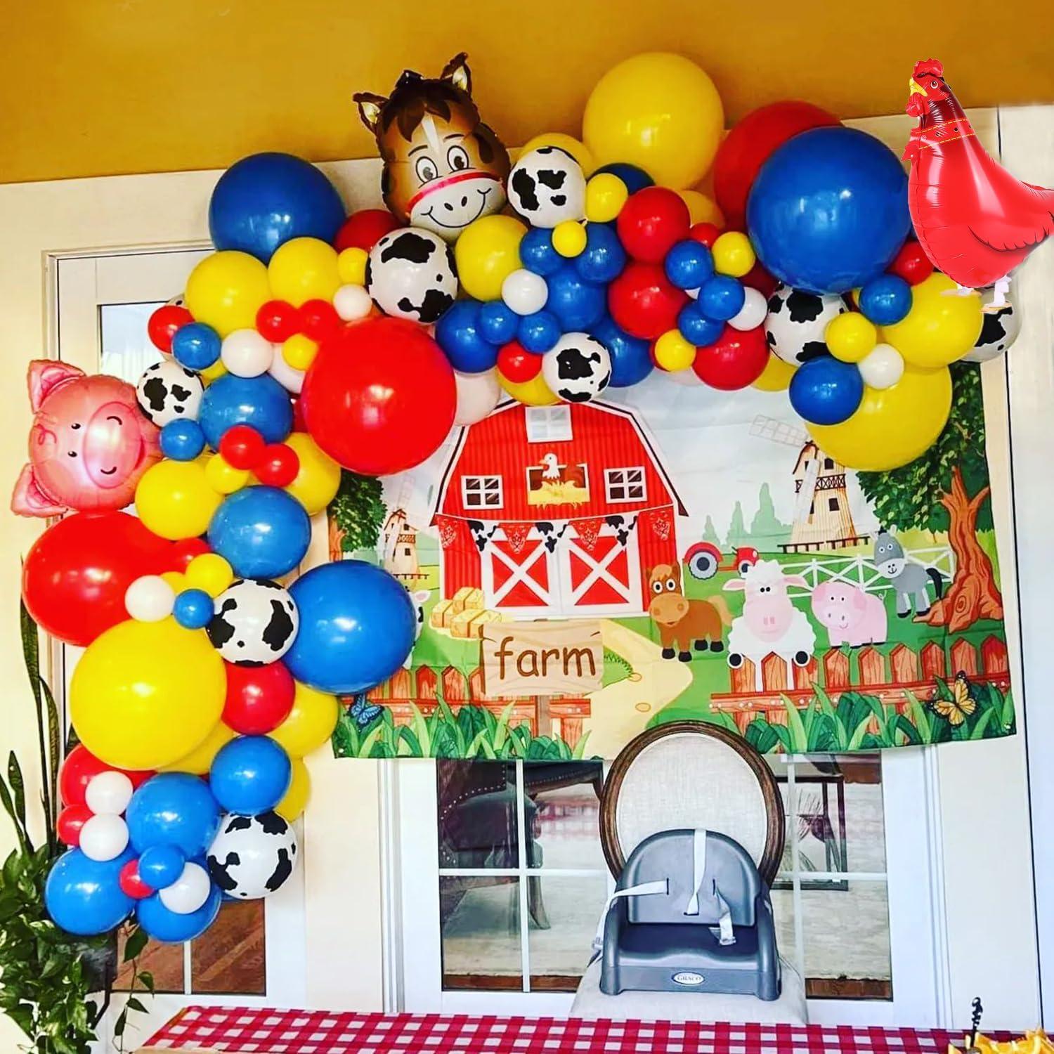 Kit de Arco de Globos 138 Pcs UAEYW Fiesta de Granja