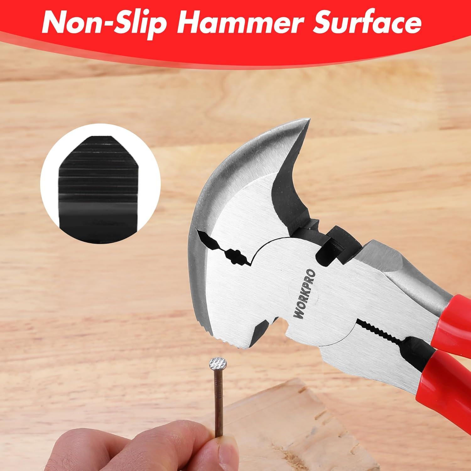 Pinzas de Cerco WORKPRO 10" Multifuncionales de Acero CR-V