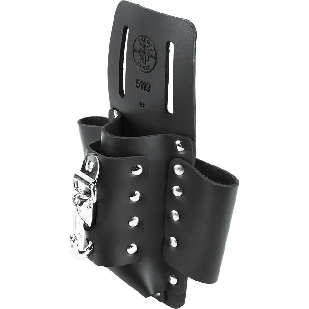 Bolsa de Herramientas Klein 5119 de Cuero con 4 Bolsillos