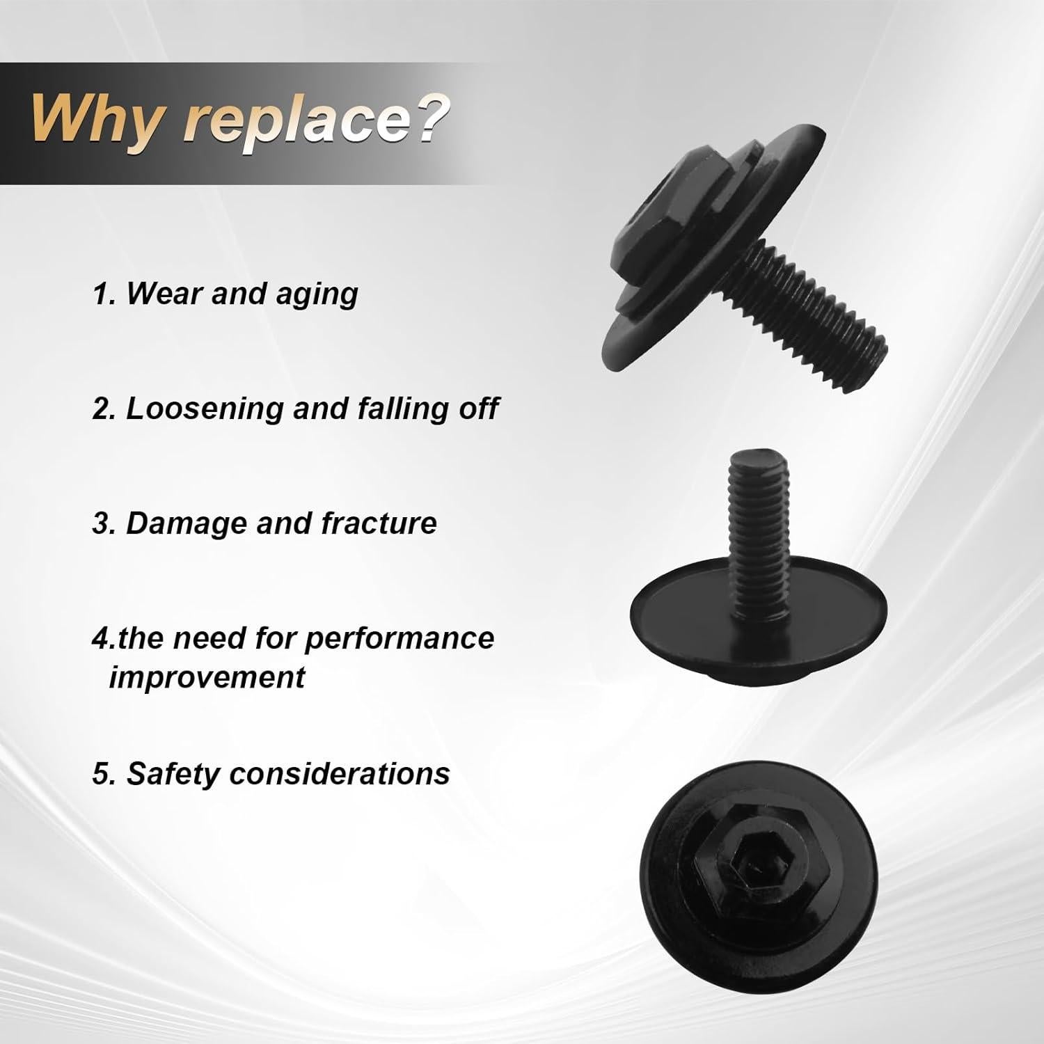 Kit de Tornillos de Reemplazo Aulpq RW9157 para Herramienta Multiusos