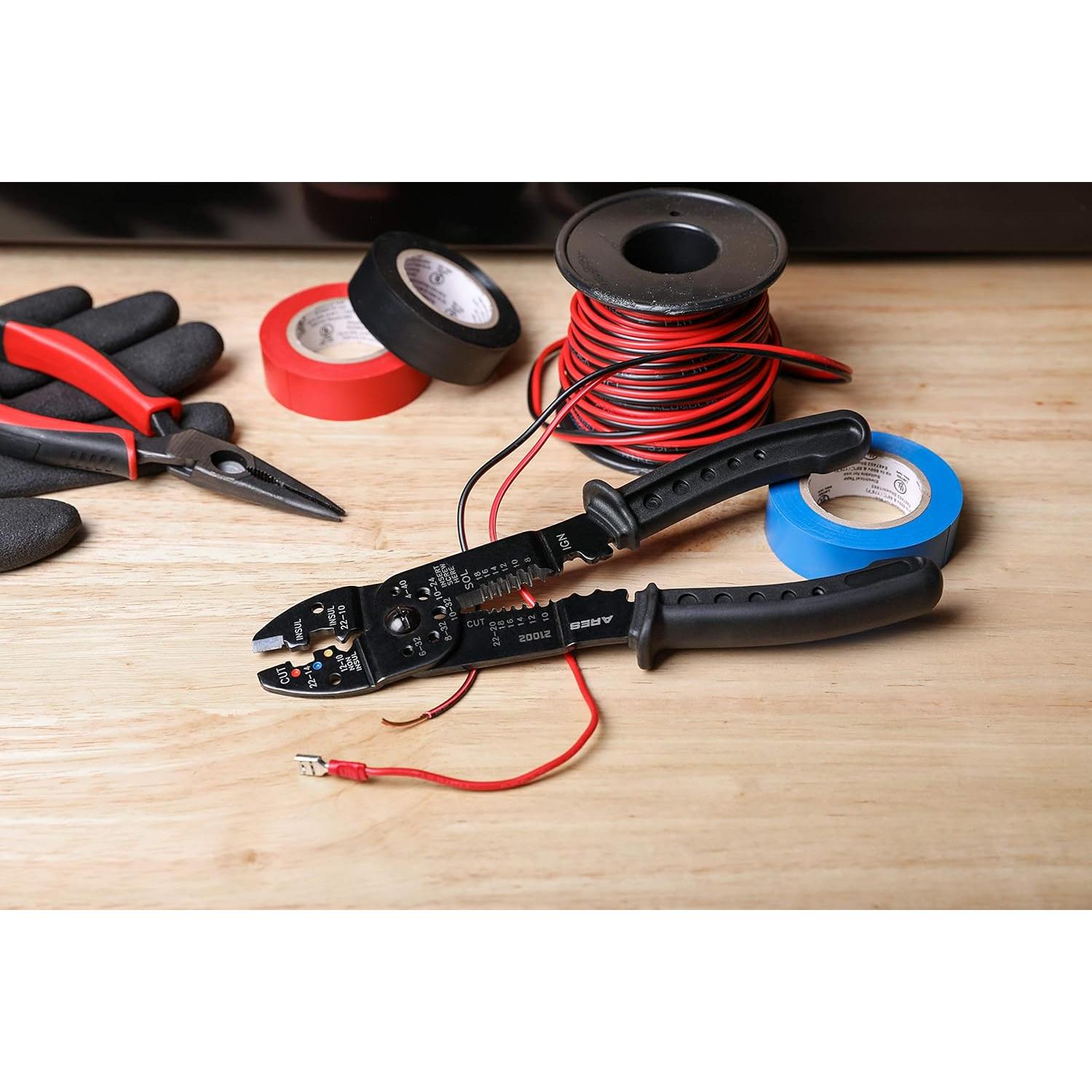 Pelacables y Crimpador ARES 21002 - Herramienta Multiuso 22.86 cm